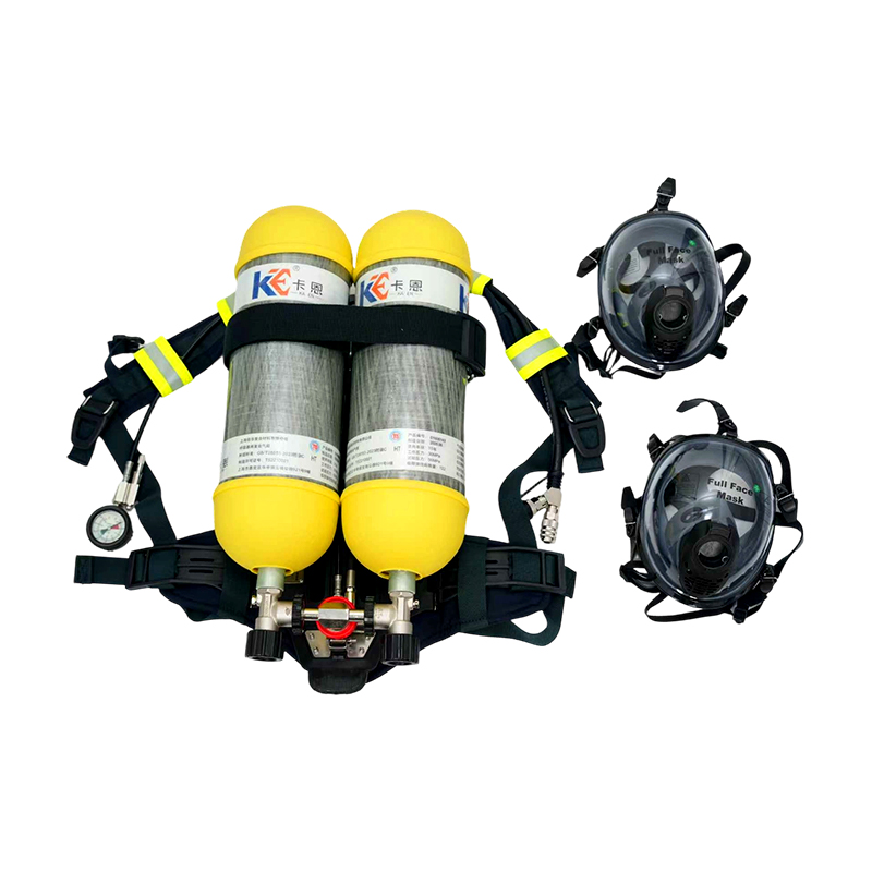 دستگاه تنفس هوا با فشار مثبت فیبر کربن دو سیلندر RHZK-6.8L